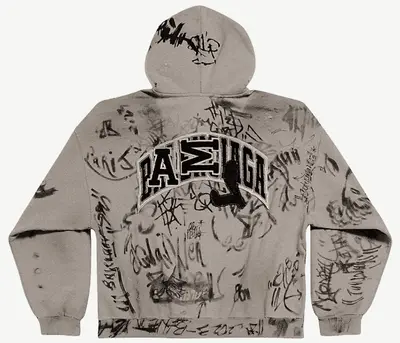 Balenciaga Skater Hoodie (Gray)