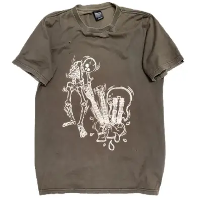 Number Nine Skeleton Guitarist Tee