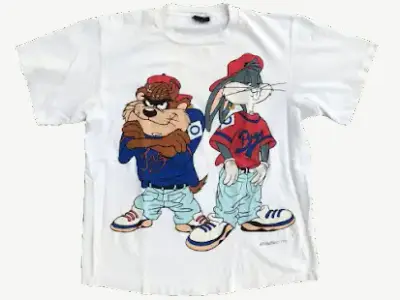 Vintage Bugs Bunny and Taz Tee