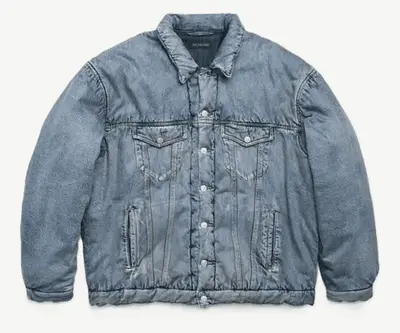 Balenciaga Padded Denim Jacket
