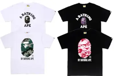 Bape Tees (54 Variants)