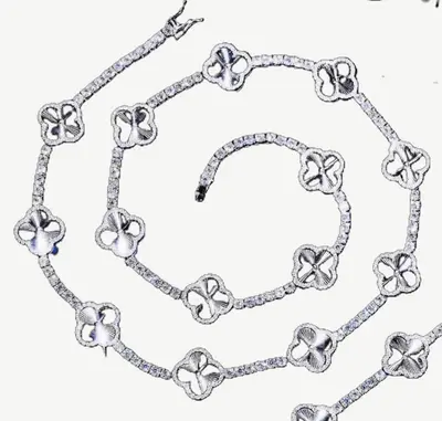 Moissanite Van Cleef Bracelet