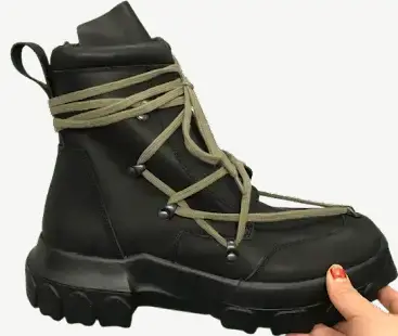 Rick Owens Dirt SS18 Tractor Hiking Boots