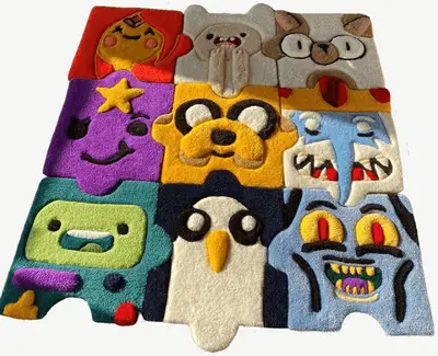 Adventure Time DIY Rugs