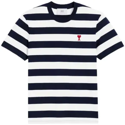 Ami Paris Striped Tee