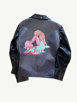 Yohji Yamamoto "23rd Century Sweetheart" Mermaid Leather Jacket