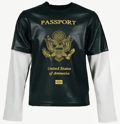 Mowalola Passport Leather Long-Sleeve