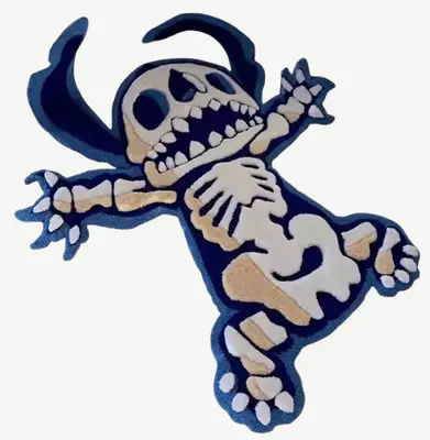 Stitch Skeleton 3D Rug