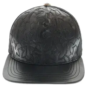 Chrome Hearts Black Cross Patch Hat