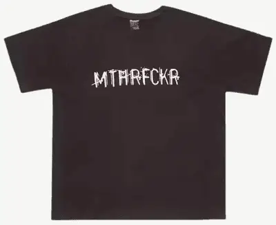 Number (N)ine "Mthrfckr" Tee