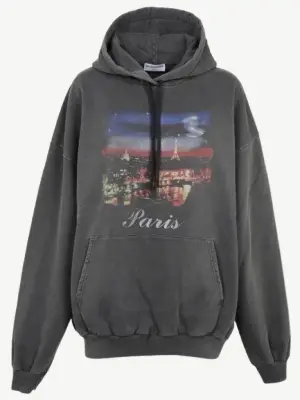 Balenciaga New York City Airbrush Hoodie