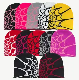 Spider-Web Beanies
