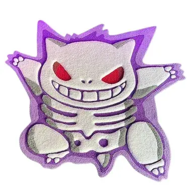3D Skeleteon Gengar Carpet