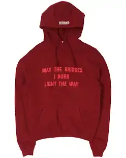 Vetements Bridges I Burn Hoodie