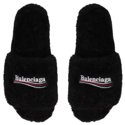 Balenciaga Furry Slides