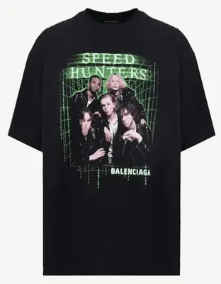 Balenciaga Speed Hunters Green T-Shirt