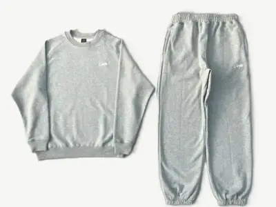 Corteiz Grey Zip-Up Sweater & Sweatpants