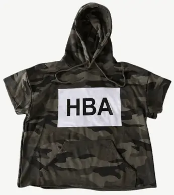 Hood By Air (HBA) Camo Hoodie