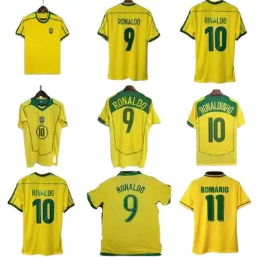 Bunch of Retro Brazil Football Jerseys (53 Variants)