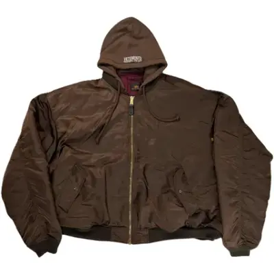 Vetements SS17 Reversible Bomber Jacket Brown