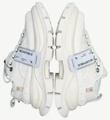 Smile Republic Classic White Thick-Soled Sneaker