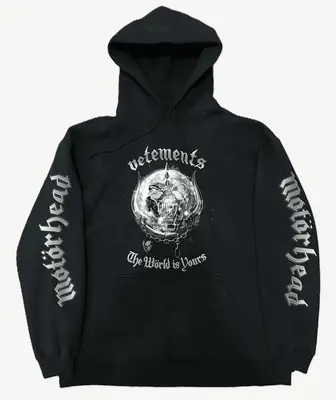 Vetements Motörhead "Wörld Is Yours" Hoodie