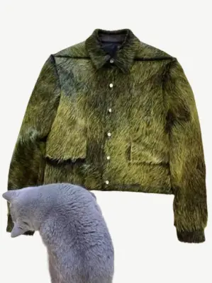 Rick Owens Cowhide Alice Strobe Jacket