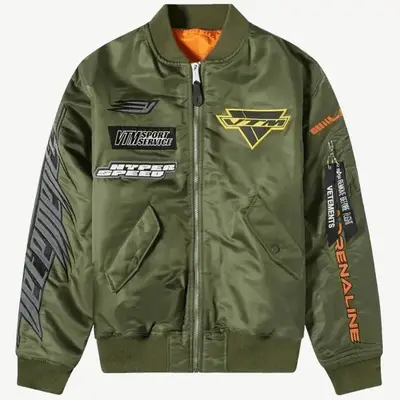 Vetements Blackout Racing Bomber Jacket