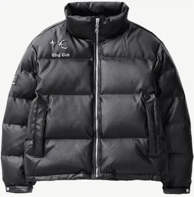 Thug Club Leather Jacket
