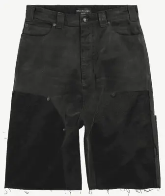 Balenciaga Panelled Cotton Trousers