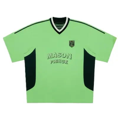 MASONPRINCE Lime Green Football Jersey