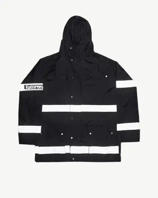 Vetements Black Mask Hood Parka