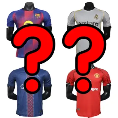Mystery Player Edition Football Jerseys
