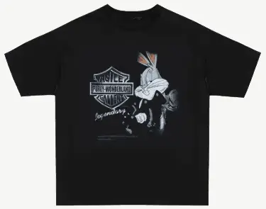 Harley-Davidson × Looney Tunes" T-Shirt