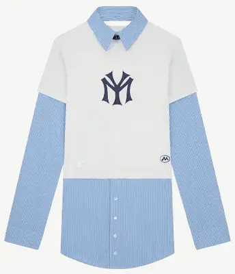 Mowalola "NY" Layered-Sleeve T-Shirt