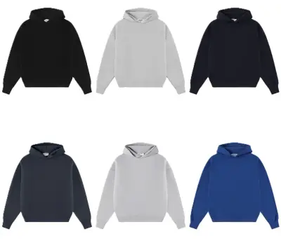 Union Kingdom Heavy Boxy Fit Blank Hoodies (7 Variants)