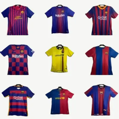 Barcelona Retro Football Jerseys 1992-2020 (31 Variants)
