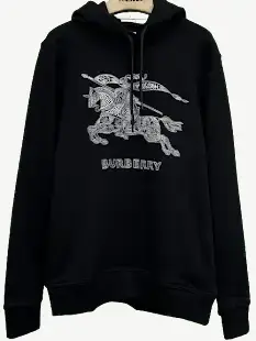 Burberry Horse Knight Logo Hoodie