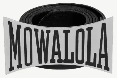 Mowalola "Sweat Buckle" Belt