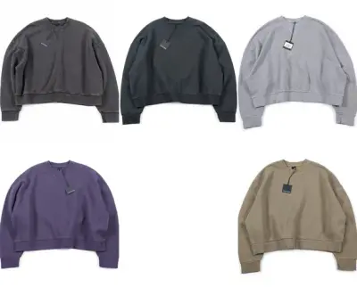 Entire Studios Washed Crewneck Sweaters (5 Variants)