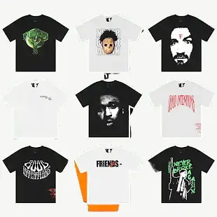 Vlone Rapper Tees (112 Variants)