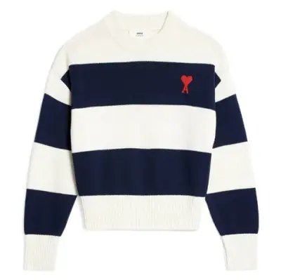 Ami Paris Striped Sweater