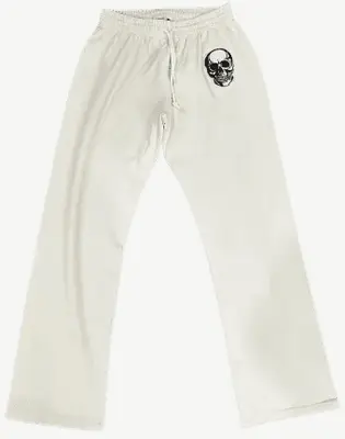 Number (N)ine SS04 "Dream Baby Dream" White Skull Sweatpants