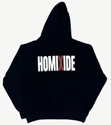HOMIXIDE Logo Pullover Hoodie – Red X