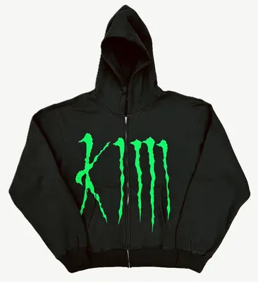 Kim Krueger Monster Zip-Up Hoodie