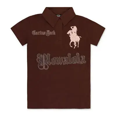 Mowalola x Cactus Jack Brown Polo