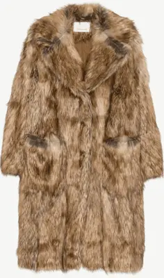 Givenchy Oversized Faux Fur Coat
