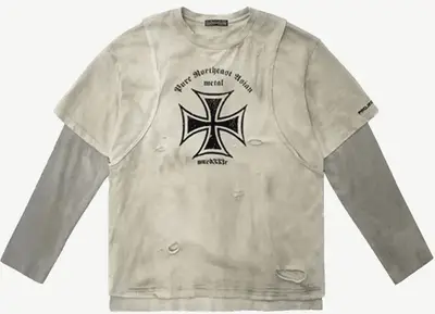 Project GR Totem Cross Patchwork Long Sleeve