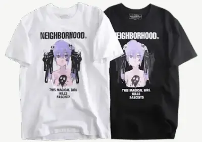 Neighborhood x Jun Inagawa This Magical Girl Kills Facists Tee