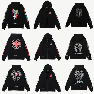 Bunch of Chrome Hearts Hoodies #1 (34 Variants)